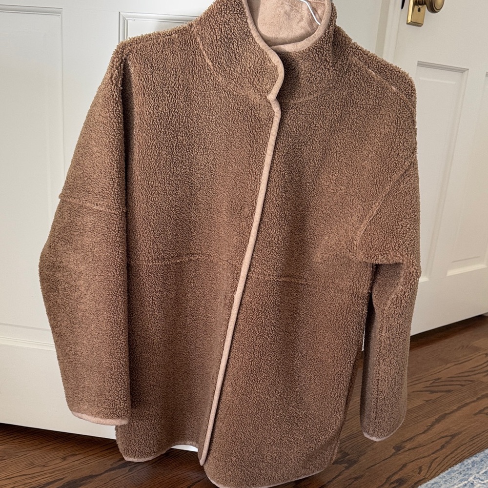 Velvet by Graham & Spencer Tan Shearling Jacket